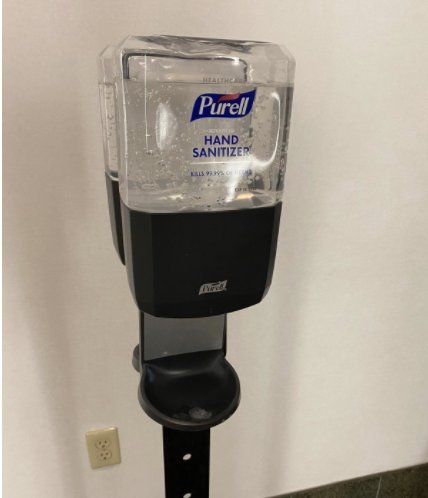 Purell hand sanitizer — a rare sight now-a-days