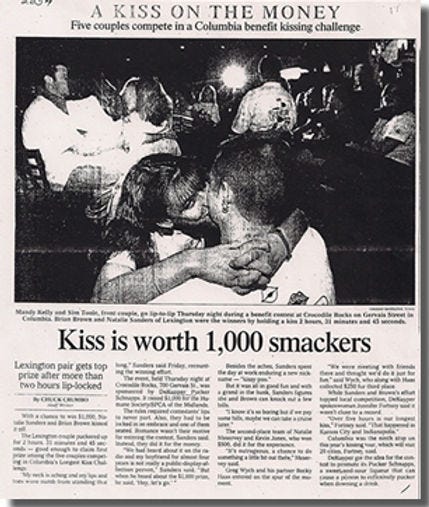 DeKuyper Pucker Schnapps’ Longest Kiss Challenge