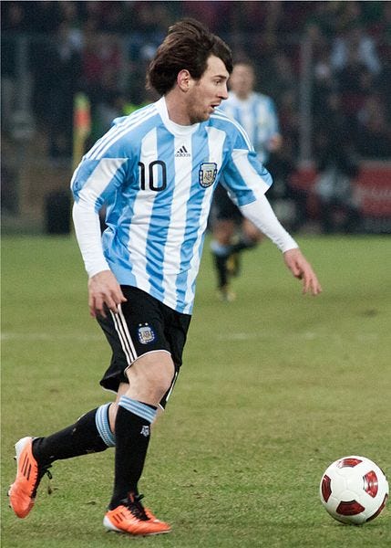 Lionel Messi, joueur de l’éauipe national d’Argentine de football