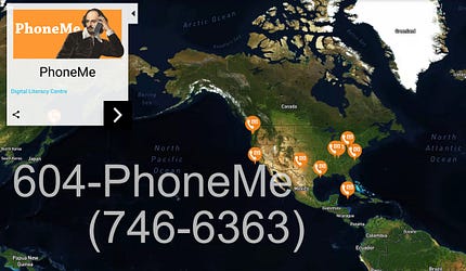 PhoneMe Map: Click & Explore