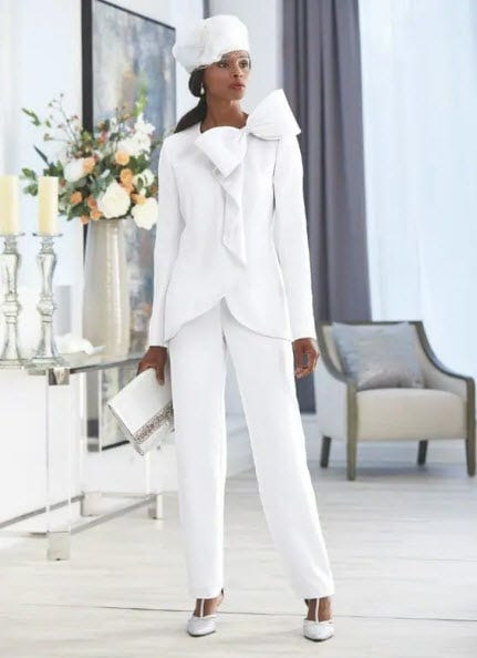 Wonderous White Easter Suit