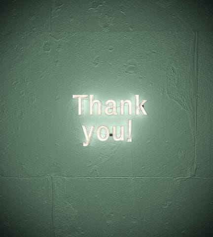 Gratitude/ Thank You