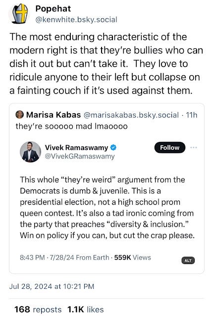 Vivek Ramaswamy is Weird