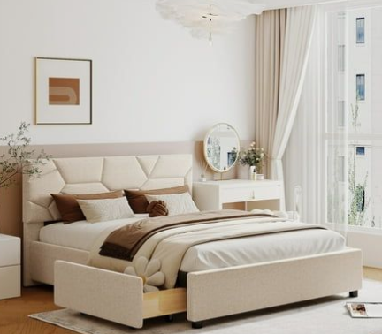 platform bed to give fresh look to your bedroom decor