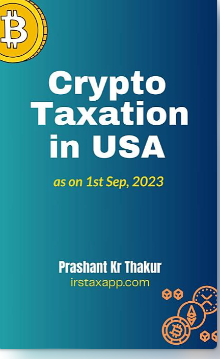 Book titled Crypto Taxation in USA 2023