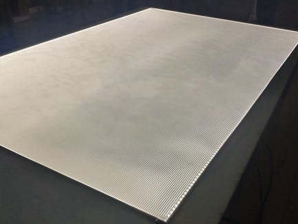 led light sheet panel