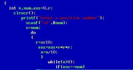 Armstrong number program in c sharp