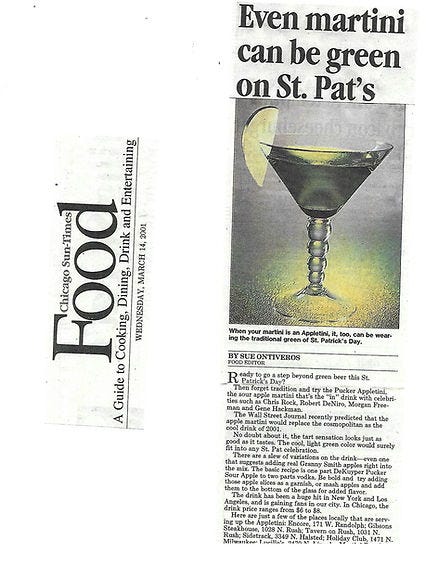 The Appletini Chicago Sun-Times