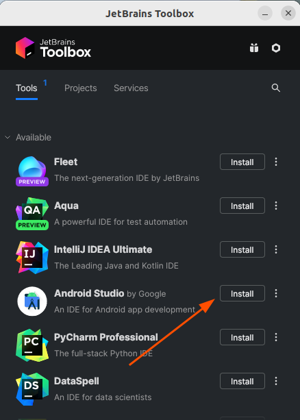 Android Studio IDE