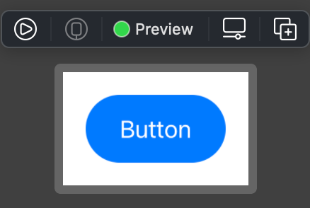 Preview of button where the background color is applied correctly. The background extends to the full size of the button and there is a visible corner radius.