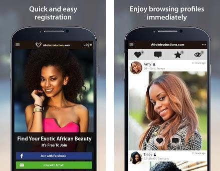 Afrointroductions app download