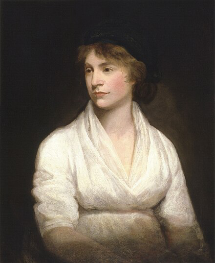 A portrait of Mary Wollstonecraft c. 1797