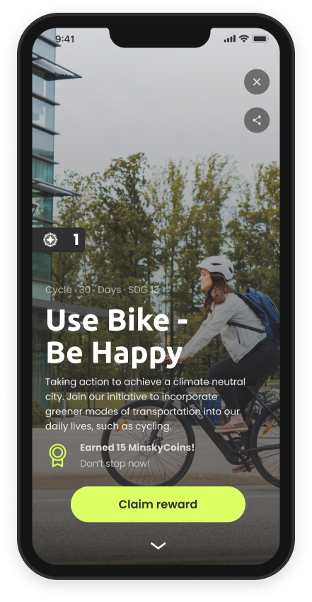 Use Bike — Be Happy Mockup