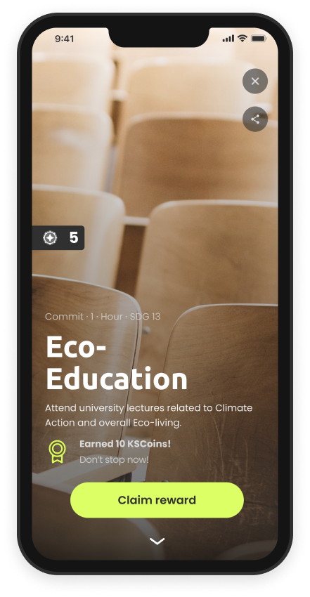 Eco-Education App Mockup