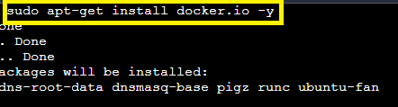 Docker Installation Command