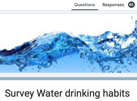 Header from our google Survey to which we got 66 responses