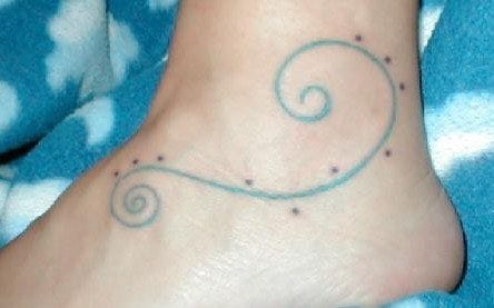 Ankle Tattoo 1153