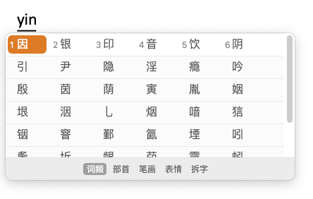 Pinyin Keyboard in Mac OS