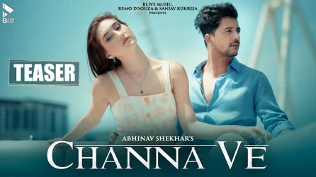 Channa Ve Lyrics — Abhinav Shekhar & Saumya