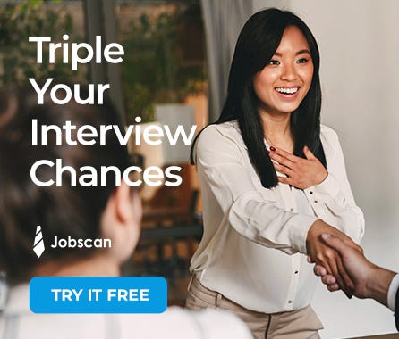 Jobscan optimizes your resume for any job, to help highlight the key experience and skills recruiters need to see, and we will pay you to help get the word out! $15 per paid transaction, and unlimited potential within policy.