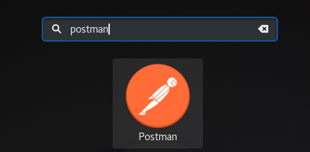 searching postman app in linux red hat