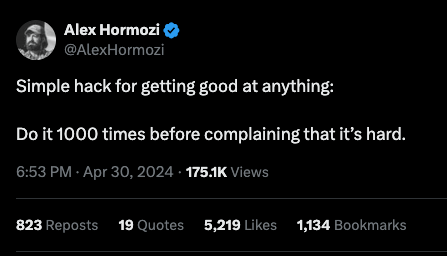 Alex Hormozi quote