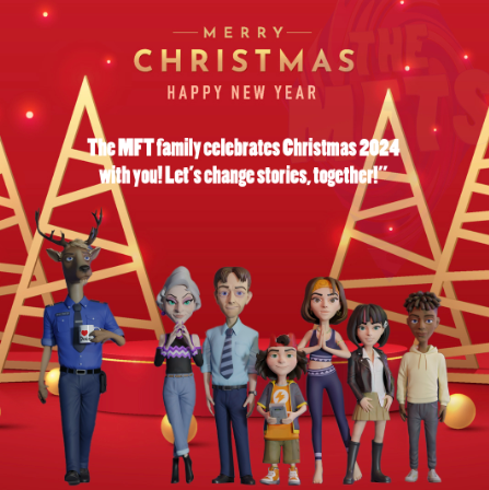 The MFT family celebrates Christmas 2023 with you! Let’s chance stories, together!