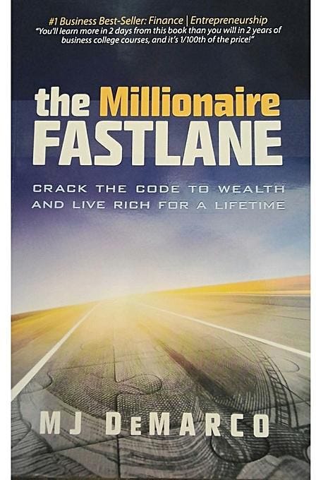 The Millionaire Fastlane, DeMarco, MJ DeMarco, Fastlane Book summary, Millionaire Fastlane Book summary