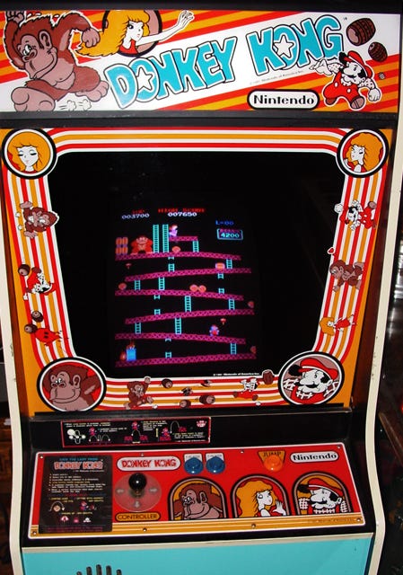 Donkey Kong Arcade Cabinet