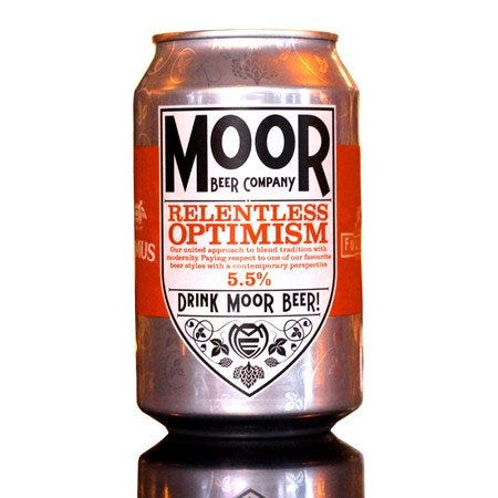 relentless optimism, moor beer