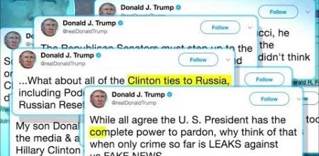 Image result for trump tweets pardon