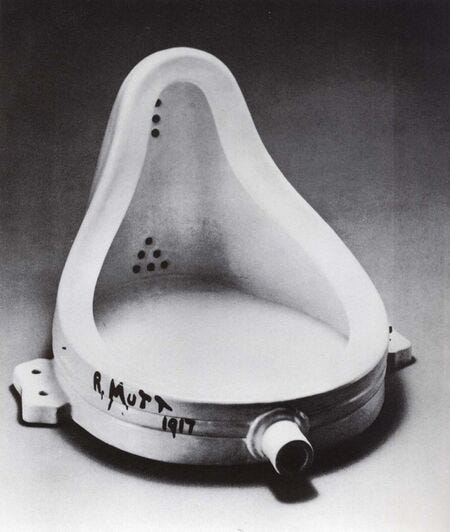 Marcel Duchamp Fountain, 1917