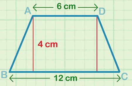 How to find the area of a trapezoid