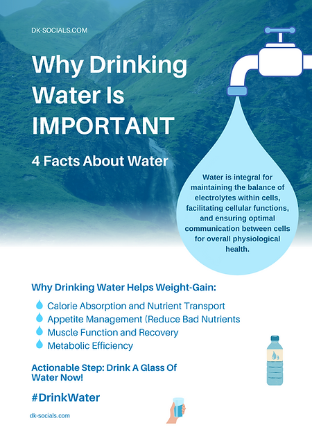 Why Drinking Water Is Important