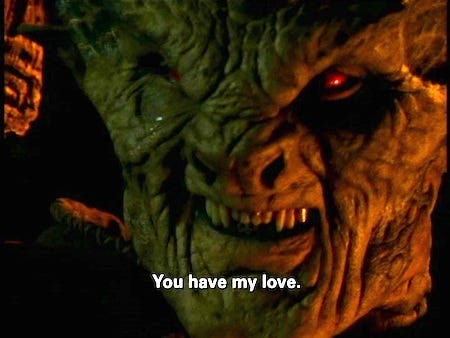 “you have my love.” — a man reveals himself as a demon to willow.