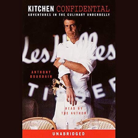 Kitchen Confidential by Anthony Bourdain cover