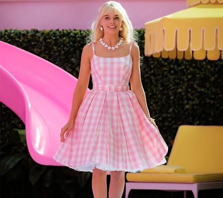 Barbie Movie Pink Dress