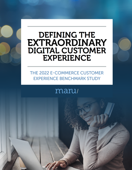 A thumbnail of the white paper titled Defining the extraordinary digital customer experience.
