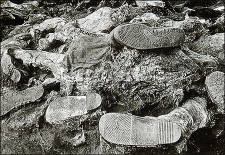 Exhumation of the mass grave from Vukovar.