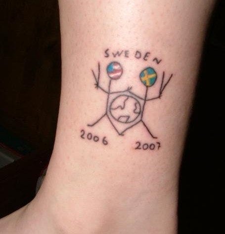 Ankle Tattoo 1147