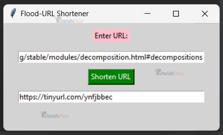 python-URL-shortner-output