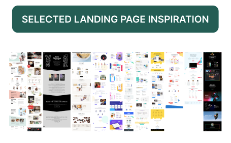 Landing pages which I liked and collected as references