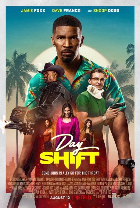 Day Shift Trailer : जेमी फॉक्सक्स  पैसों के लिए  वैम्पायर हंटर  का काम  करेंगे .