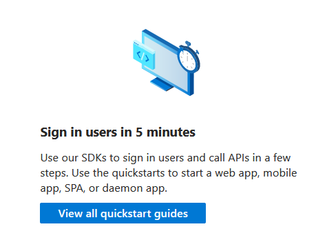 Image showing “Sign in users in 5 minutes”