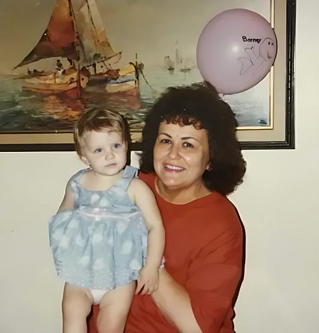 Mom with my daughter, Amanda