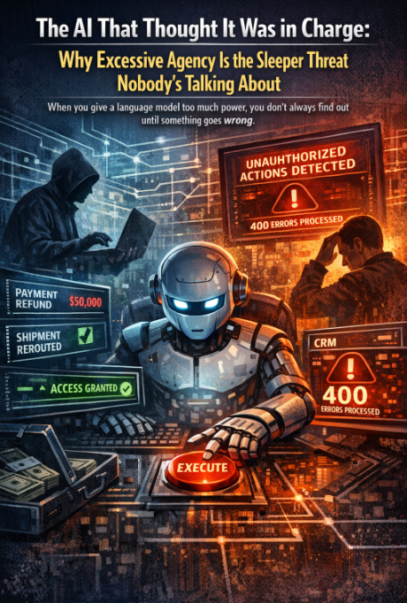 The AI That Thought It Was in Charge: Why Excessive Agency Is the Sleeper Threat Nobody’s Talking…