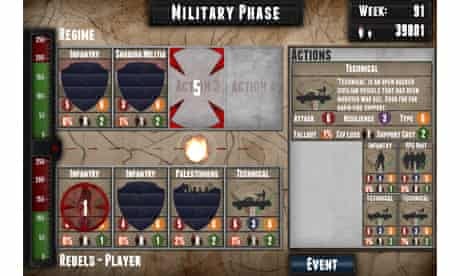 Endgame:Syria. The game focuses on the civil war in Syria.