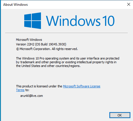 Verify the Version of Windows Your PC is Running