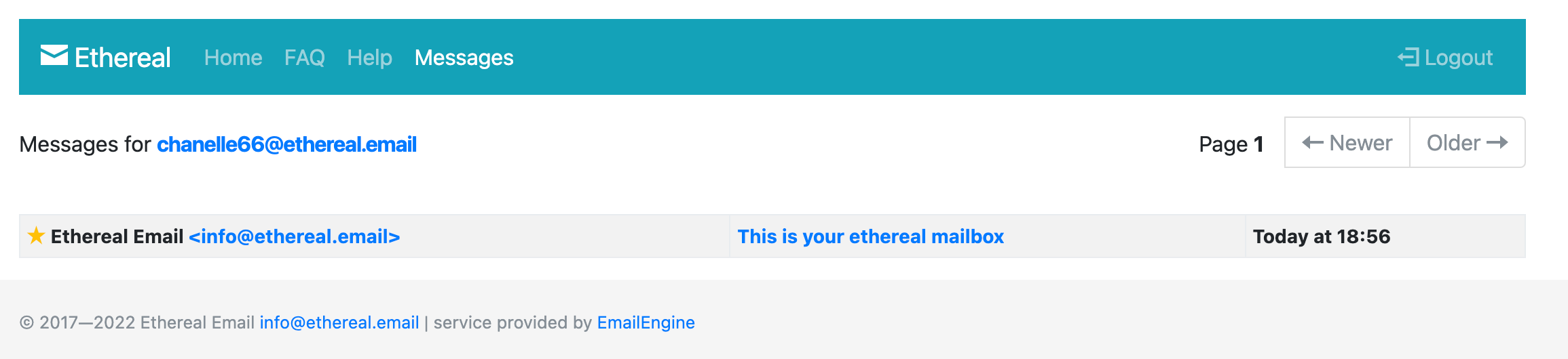 https://ethereal.email/messages
