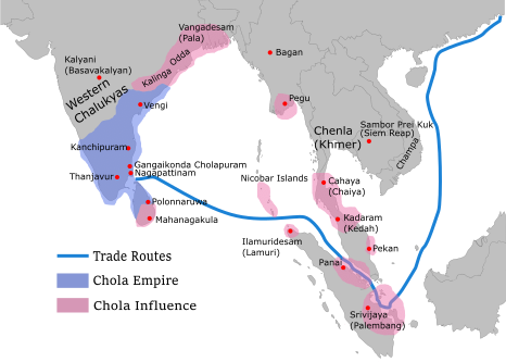 Chola Empire Trading Route